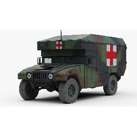 3D M997 Military Ambulance(1)